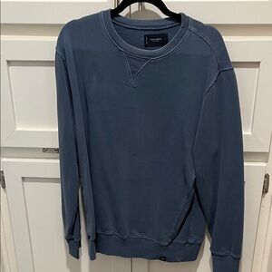 Lucky Brand Men's Crewneck Sweater in Slate Blue